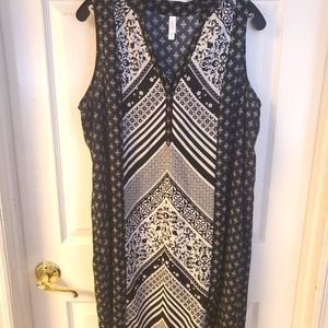 Handkerchief sleeveless dress Xl